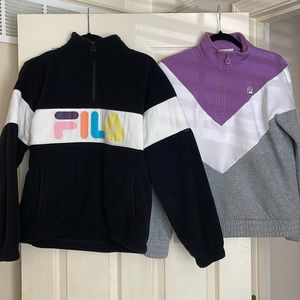2 Fila quarter zip pull-over, small